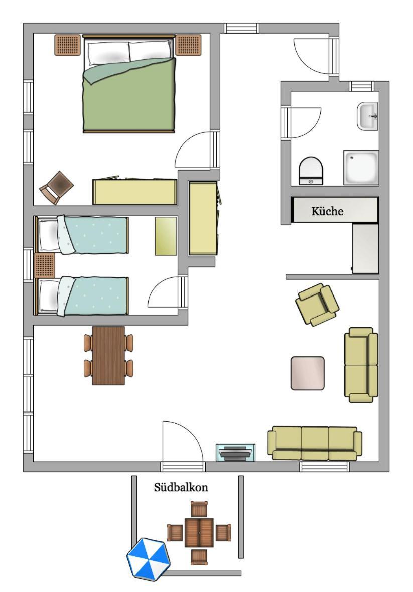 Haus Seeschwalbe Ferienwohnungen Goehren  Exteriör bild